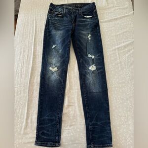 Mens American Eagles distressed jeans